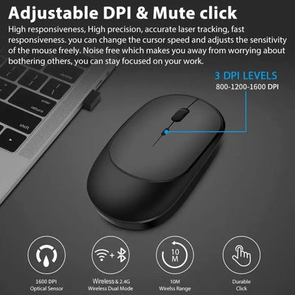 Xiaomi SwiftMouse – עכבר אלחוטי נטען עם שני מצבים