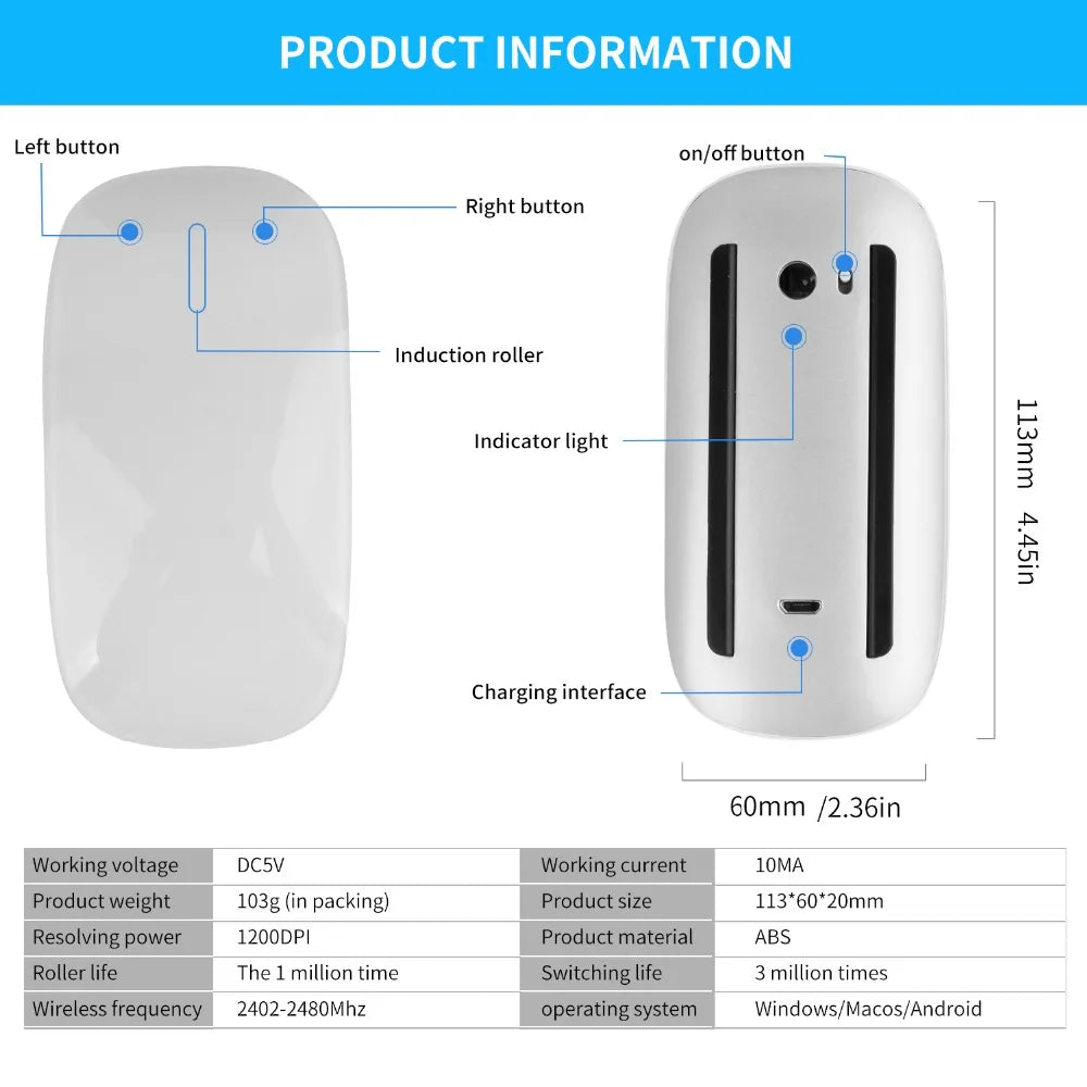 MagicMouse – עכבר אלחוטי חכם